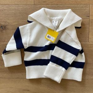 BNWT Banana Republic Sailor Collar Baby Sweater